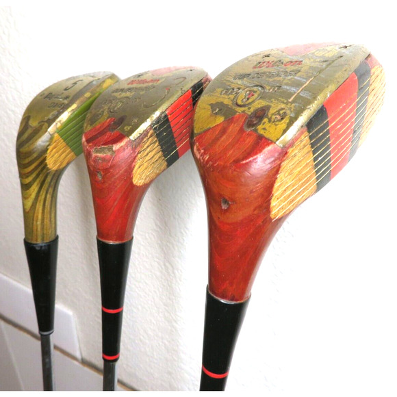 Vintage 1/3/5 Wilson Cup Defender Strata-Bloc Patty Berg Royal Daisy Woods - Picture 15 of 16